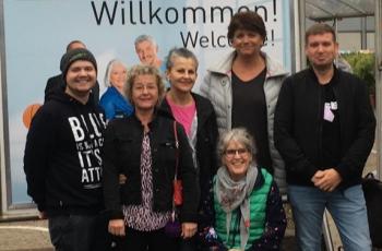 Mitarbeitende der Stiftung bei der REHACARE in Düsseldorf